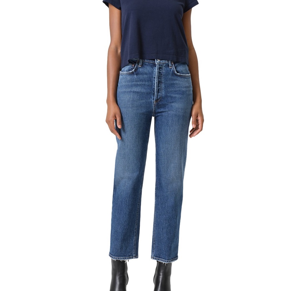 Agolde straight leg high waisted woman’s jeans